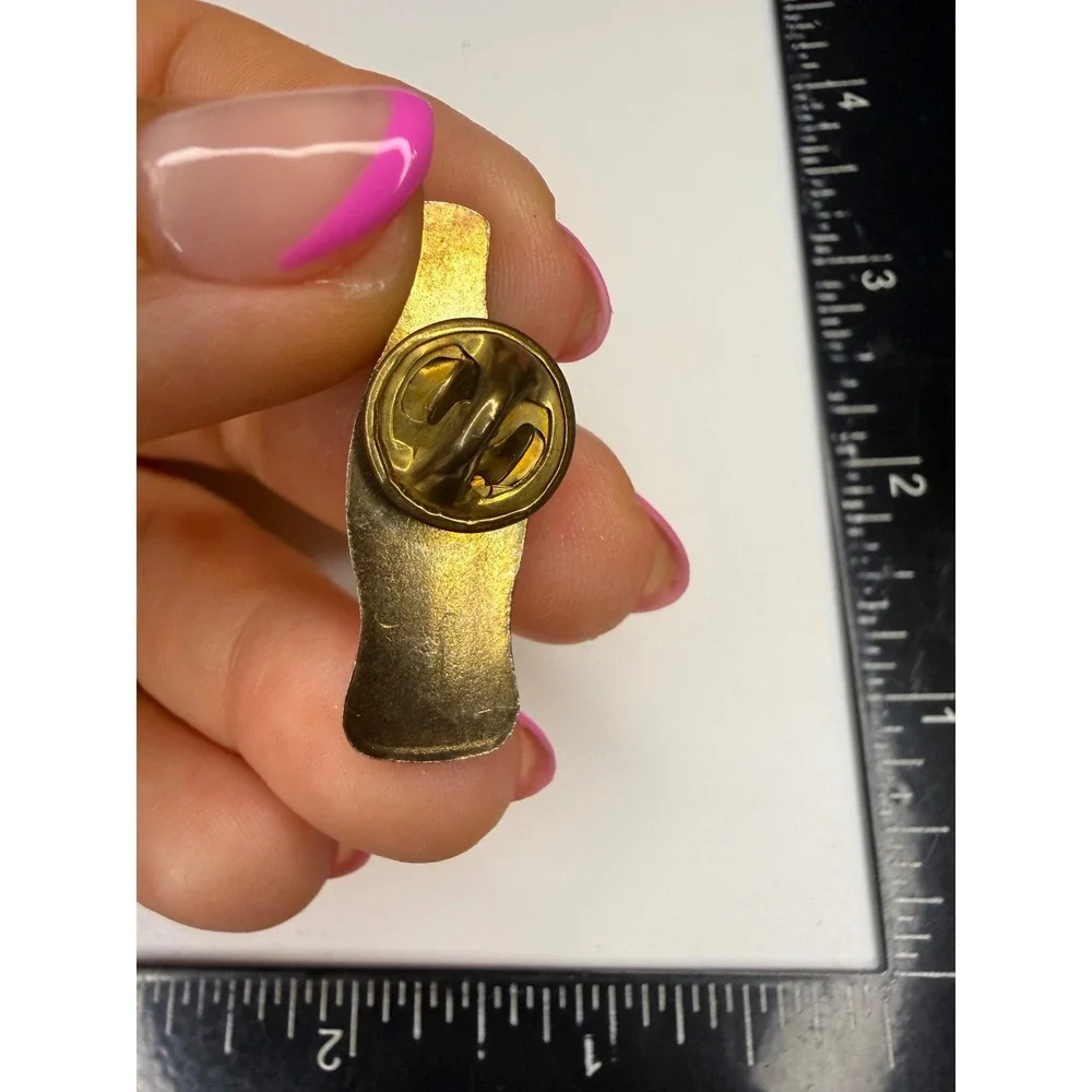 Coca-Cola Bottle Enamel Pin Gold Tone Brown Soda Advertising Collectible Lapel